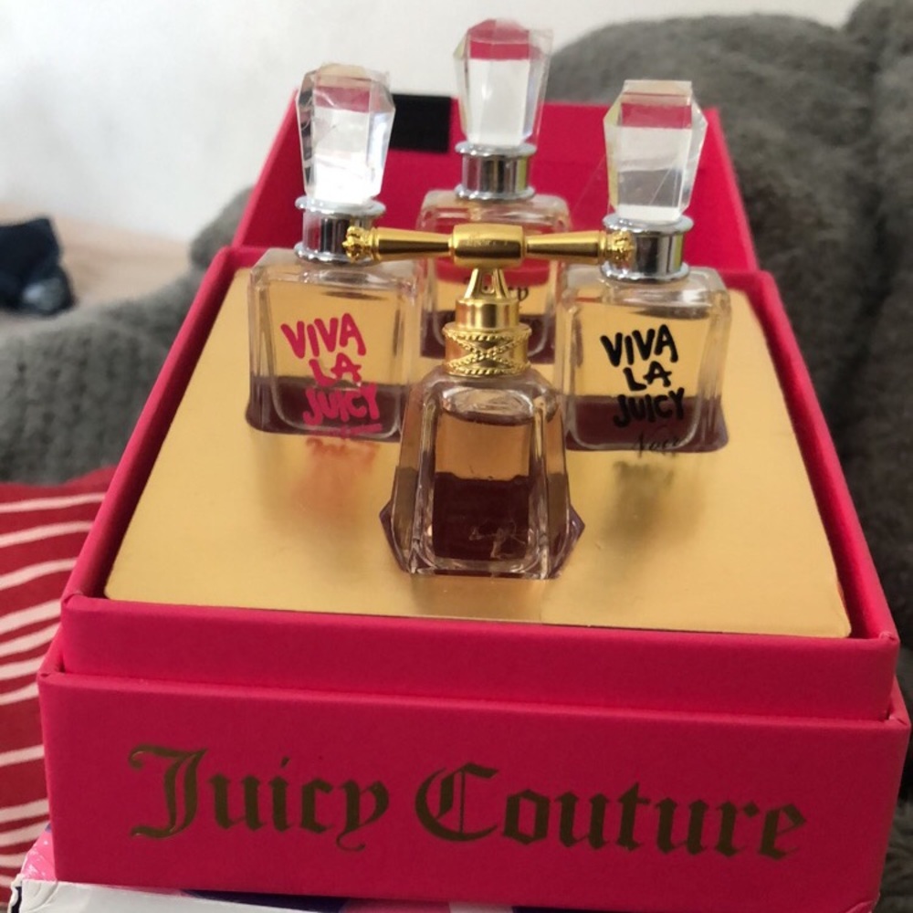 Juicy Couture 4 mini set perfumes